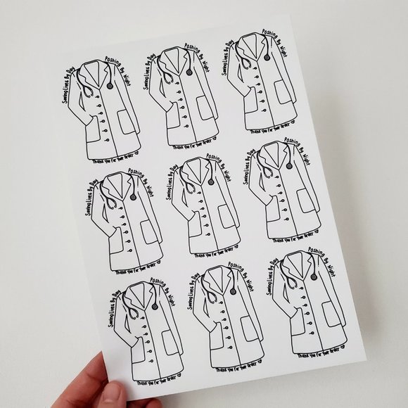 LB061 Poshmark Medical Sticker [Price Firm] - Picture 4 of 9